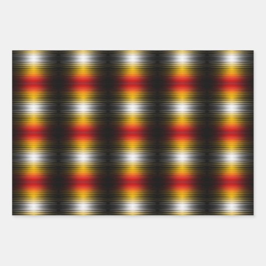 Ruimtevaartuig terugkeer plasma veld kleuren patro inpakpapier vel (Voorkant 2)