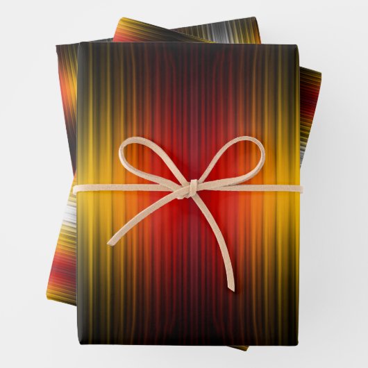 Ruimtevaartuig terugkeer plasma veld kleuren patro inpakpapier vel (In situ)