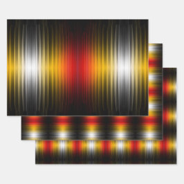 Ruimtevaartuig terugkeer plasma veld kleuren patro inpakpapier vel