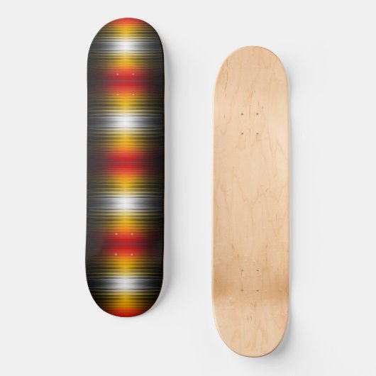 Ruimtevaartuig terugkeer plasma veld kleuren patro persoonlijk skateboard (Voorkant)