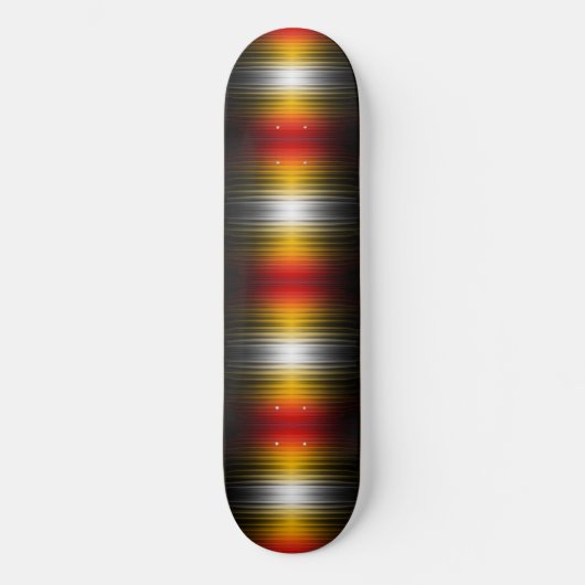 Ruimtevaartuig terugkeer plasma veld kleuren patro persoonlijk skateboard (Voorkant)