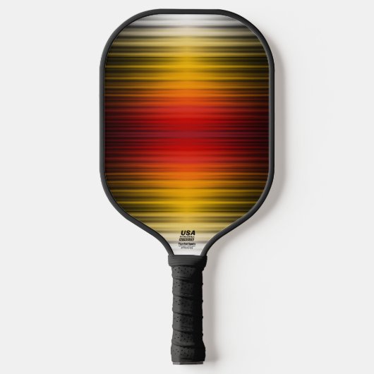 Ruimtevaartuig terugkeer plasma veld kleuren patro pickleball paddle (Voorkant)