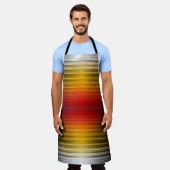 Ruimtevaartuig terugkeer plasma veld kleuren patro schort (Gedragen)