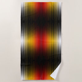 Ruimtevaartuig terugkeer plasma veld kleuren patro strandlaken