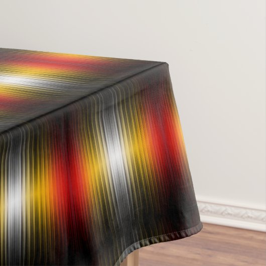 Ruimtevaartuig terugkeer plasma veld kleuren patro tafelkleed (Voorbeeld)