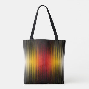 Ruimtevaartuig terugkeer plasma veld kleuren patro tote bag