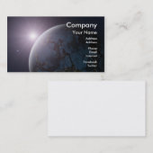 Ruimtevaartuig Visitekaartje (Voorkant / Achterkant)