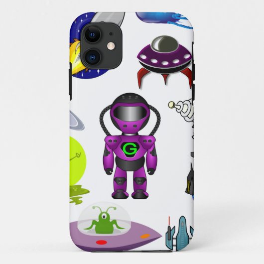 ruimtevaartuig voor ruimtevaartuigen voor clips Case-Mate iPhone case (Achterkant)