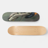 Ruimtevaartuigen die door een planeet vliegen skateboard (Horizontaal)