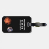 Ruimtevaartuigen met de Perseverance Rover Bagagelabel (Achterkant horizontaal)