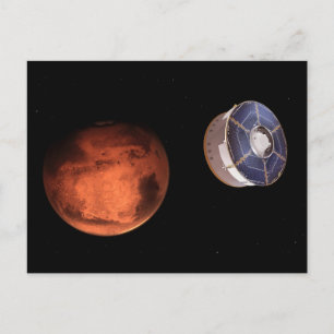 Ruimtevaartuigen met de Perseverance Rover Briefkaart