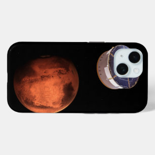 Ruimtevaartuigen met de Perseverance Rover iPhone 15 Case
