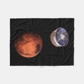 Ruimtevaartuigen met de Perseverance Rover Fleece Deken (Voorkant (Horizontaal))