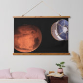 Ruimtevaartuigen met de Perseverance Rover Hangend Wandkleed (Slaapkamer)