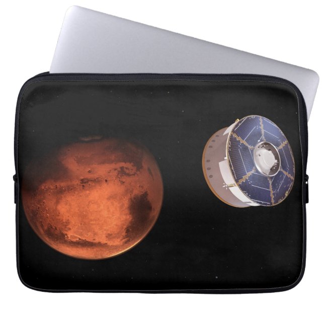 Ruimtevaartuigen met de Perseverance Rover Laptop Sleeve (Voorkant)