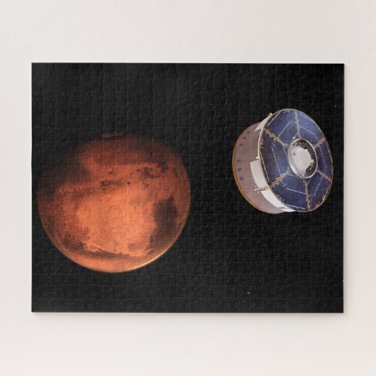 Ruimtevaartuigen met de Perseverance Rover Legpuzzel (Horizontaal)