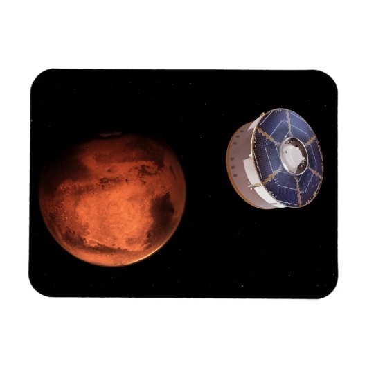 Ruimtevaartuigen met de Perseverance Rover Magneet (Horizontaal)