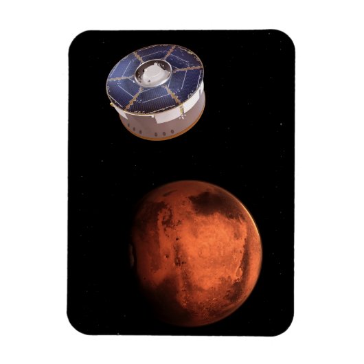 Ruimtevaartuigen met de Perseverance Rover Magneet (Verticaal)