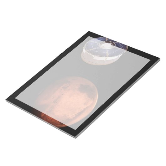 Ruimtevaartuigen met de Perseverance Rover Notitieblok (Schuin)