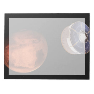 Ruimtevaartuigen met de Perseverance Rover Notitieblok