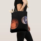 Ruimtevaartuigen met de Perseverance Rover Tote Bag (Dichtbij)