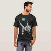 Ruimtevaartvoetballer T-shirt (Voorkant volledig)