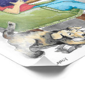 Ruimtevaartwedkunst Foto Afdruk (Hoek)