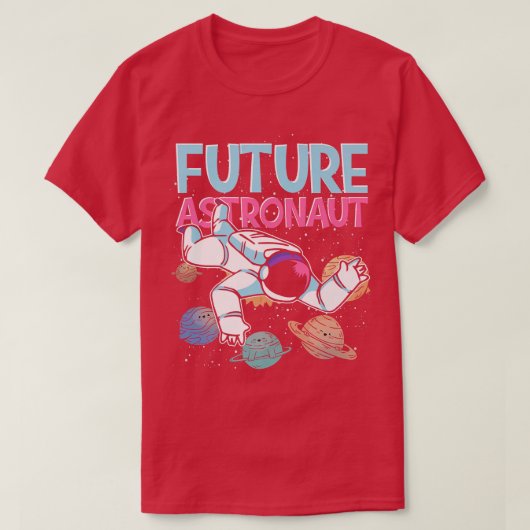 Ruimtevaartwetenschap Galay Planets Space Future A T-shirt (Design voorkant)