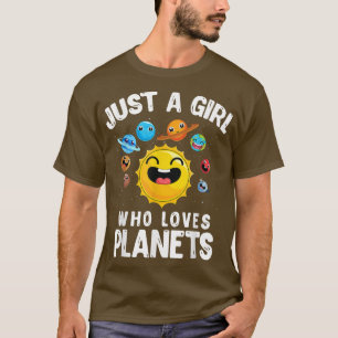Ruimtevaartwetenschappen, astronomeer, meisjes, as t-shirt