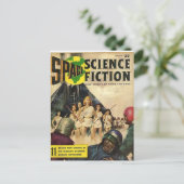 Ruimtevaartwetenschappen Fictie 1 Briefkaart (Staand voorkant)