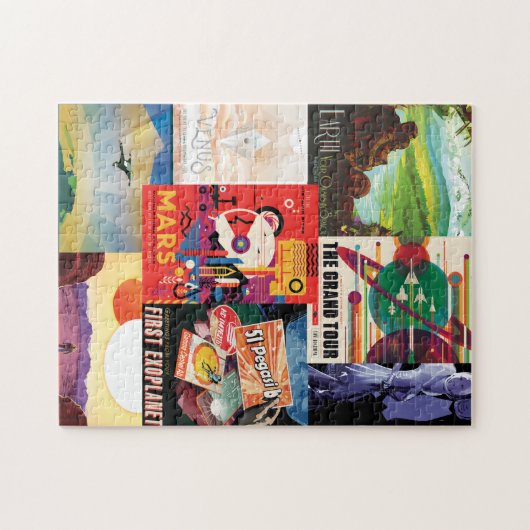 Ruimtevaartwisbord Legpuzzel (Horizontaal)