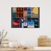 Ruimtevaartwisposters Collectie Poster (Keuken)