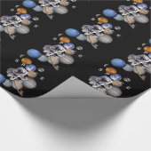 ruimtevaartzonnetplaneten voor ruimtevaartmissies cadeaupapier (Hoek)