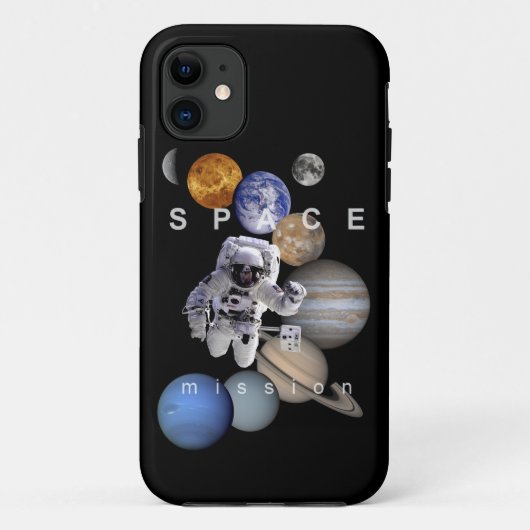 ruimtevaartzonnetplaneten voor ruimtevaartmissies Case-Mate iPhone case (Achterkant)