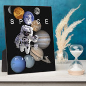 ruimtevaartzonnetplaneten voor ruimtevaartmissies fotoplaat (Zijkant)