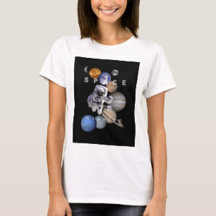 ruimtevaartzonnetplaneten voor ruimtevaartmissies t-shirt