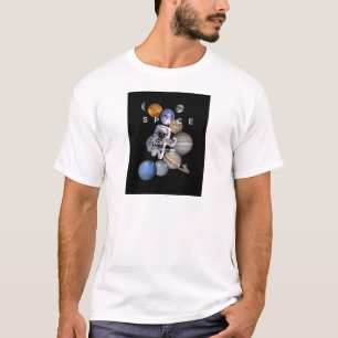 ruimtevaartzonnetplaneten voor ruimtevaartmissies t-shirt