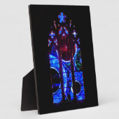 Ruimtevenster in de nationale kathedraal van Washi Fotoplaat (Zijkant)