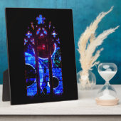 Ruimtevenster in de nationale kathedraal van Washi Fotoplaat (Zijkant)