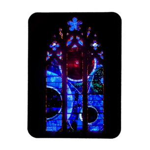 Ruimtevenster in de nationale kathedraal van Washi Magneet