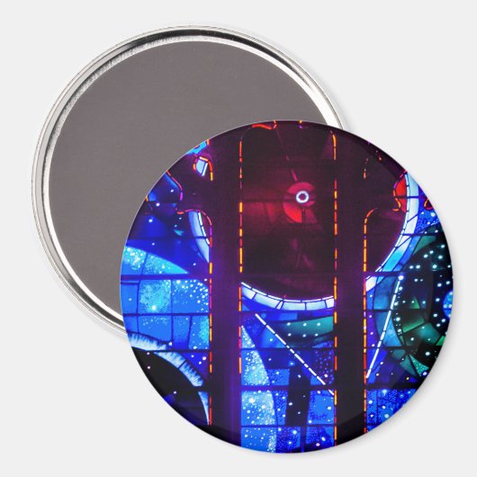 Ruimtevenster in de nationale kathedraal van Washi Magneet (Voorkant / Achterkant)