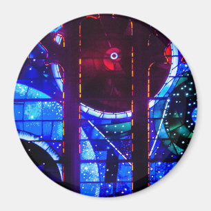 Ruimtevenster in de nationale kathedraal van Washi Magneet