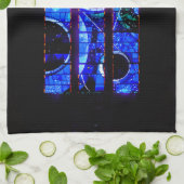 Ruimtevenster in de nationale kathedraal van Washi Theedoek (Gevouwen)