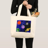 Ruimteverftas Grote Tote Bag (Voorkant (product))