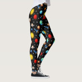 Ruimteverificatie Planeten ontwerp Leggings (Rechts)