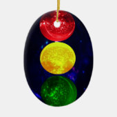 Ruimteverkeerslicht Keramisch Ornament (Voorkant)