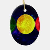 Ruimteverkeerslicht Keramisch Ornament (Achterkant)