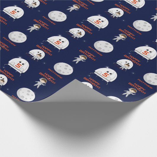 Ruimteverkenner Cadeaupapier (Hoek)