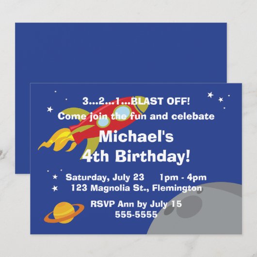 Ruimteverkenner Kaart (Voorkant / Achterkant)