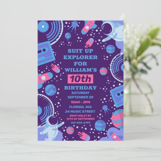 Ruimteverkenner Kaart (Staand voorkant)